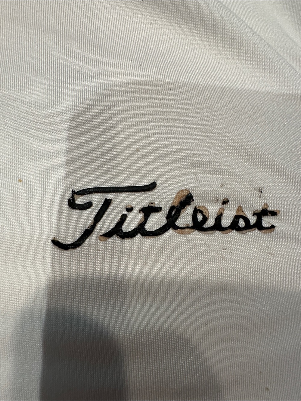 Titleist Women's Long-Sleeve Polo - White with Black Accent - Picture 4 of 4